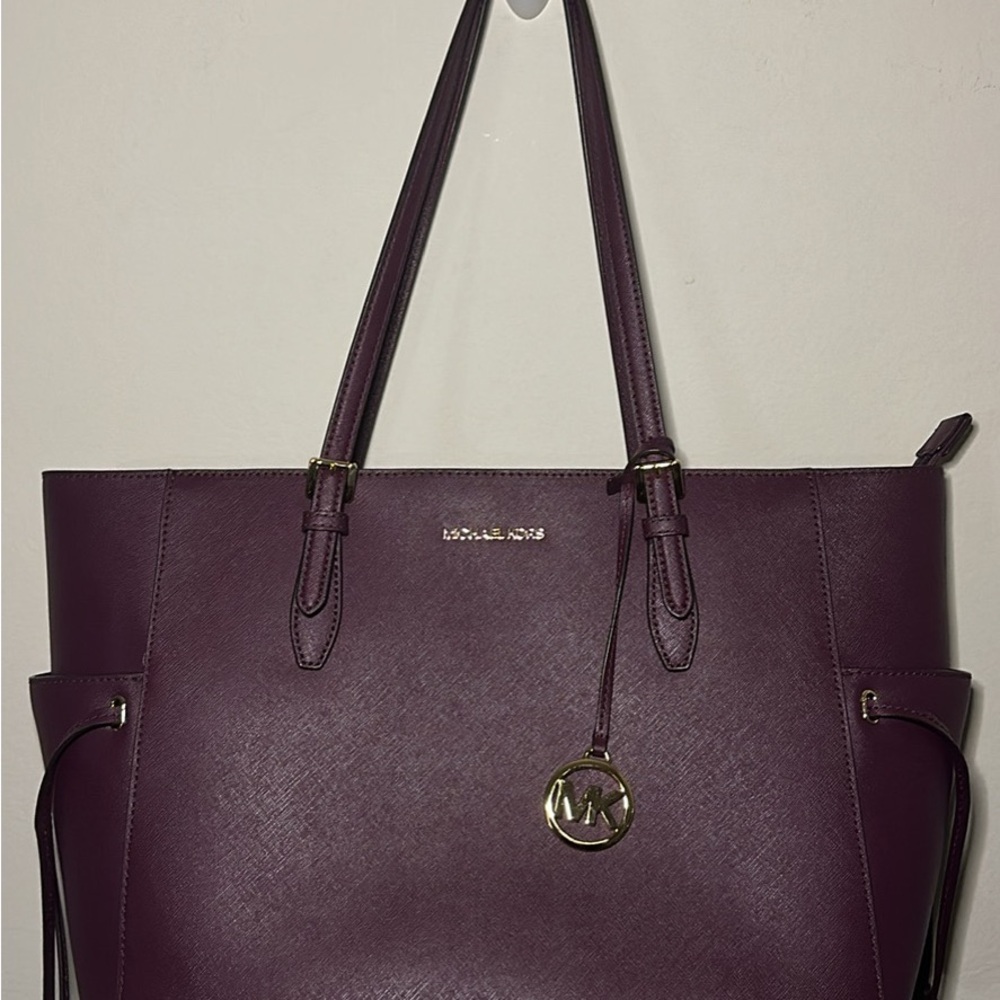 Michael Kors Oxblood Gilly Tote Bag